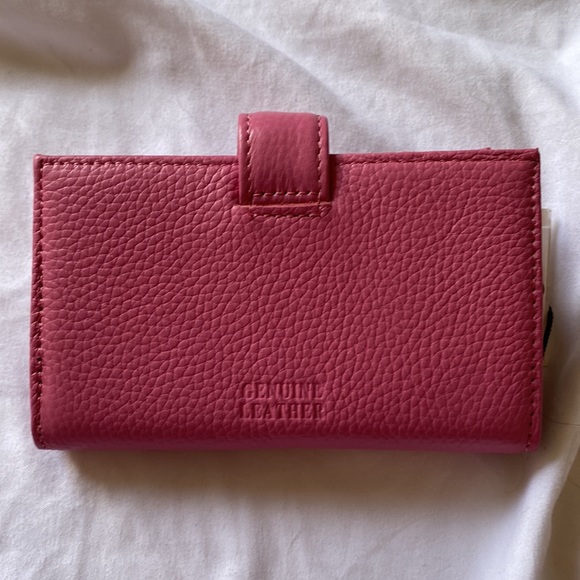 Pink Wallet - Real Leather - Mundi - Picture 4 of 5